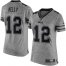 Nike Buffalo Bills #12 Jim Kelly Gray Womens Stitched NFL Limited Gridiron Gray Jersey