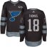 Adidas St. Louis Blues #18 Robert Thomas Black 1917-2017 100th Anniversary Stitched NHL Jersey