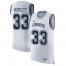 Nike Dallas Cowboys #33 Tony Dorsett White Mens Stitched NFL Limited Rush Tank Top Jersey