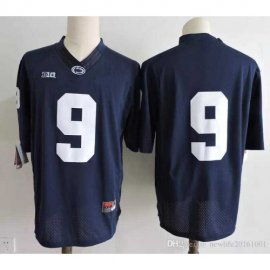 Mens Penn State Nittany Lions #9 Trace McSorley Navy Blue Stitched College Football Jerseys