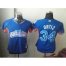 Boston Red Sox #34 David Ortiz Blue 2013 All-Star Womens Stitched MLB Jersey