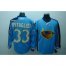 Thrashers #33 Dustin Byfuglien Embroidered Blue NHL Jersey