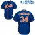 New York Mets #34 Noah Syndergaard Blue Cool Base Stitched Youth MLB Jersey