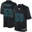 Nike Carolina Panthers #59 Luke Kuechly Black Mens Stitched NFL Impact Limited Jersey