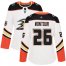 Adidas Anaheim Ducks #26 Brandon Montour White Road Authentic Womens Stitched NHL Jersey