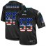 Nike Philadelphia Eagles #55 Brandon Graham Black Mens Stitched NFL Elite USA Flag Fashion Jersey