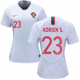 Womens Portugal #23 Adrien S. Away Soccer Country Jersey