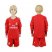 Real Madrid Blank Red Goalkeeper Long Sleeves Kid Soccer Club Jersey