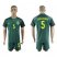 Brazil #5 Fernandinho Away Soccer Country Jersey