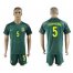 Brazil #5 Fernandinho Away Soccer Country Jersey