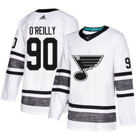 Adidas St. Louis Blues #90 Ryan OReilly White Authentic 2019 All-Star Stitched Youth NHL Jersey