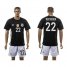 Germany #22 Ter Stegen Black Goalkeeper Soccer Country Jersey