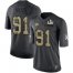 Nike Kansas City Chiefs #91 Derrick Nnadi Black Mens Super Bowl LV Bound Stitched NFL Limited 2016 Salute to Service Jersey