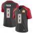Nike Tampa Bay Buccaneers #8 Bradley Pinion Gray Mens Super Bowl LV Champions Patch Stitched NFL Limited Inverted Legend Jersey
