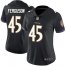 Nike Baltimore Ravens #45 Jaylon Ferguson Black Alternate Womens Stitched NFL Vapor Untouchable Limited Jersey