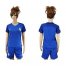 Womens France Blank Home Soccer Country Jersey