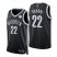 Nike Brooklyn Nets #22 Dayron Sharpe Black Mens 2021-22 NBA 75th Anniversary Diamond Swingman Jersey – Icon Edition Mens