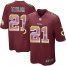 Nike Washington Football Team #21 Sean Taylor Burgundy Red Team Color Mens Stitched NFL Limited Strobe Jersey
