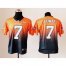Nike Denver Broncos #7 John Elway Orange/Navy Blue Mens Stitched NFL Elite Fadeaway Fashion Jersey