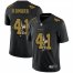 New Orleans New Orleans Saints #41 Alvin Kamara Mens Nike Team Logo Dual Overlap Limited NFL Jersey Black