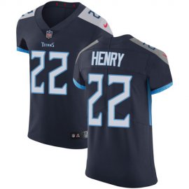 Nike Tennessee Titans #22 Derrick Henry Navy Blue Team Color Mens Stitched NFL Vapor Untouchable Elite Jersey