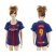 Womens Barcelona #9 Suarez Home Soccer Club Jersey
