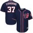 Washington Nationals #37 Stephen Strasburg Blue Cool Base EStitched Youth MLB Jersey