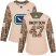 Adidas Vancouver Canucks #47 Sven Baertschi Camo Authentic 2017 Veterans Day Womens Stitched NHL Jersey