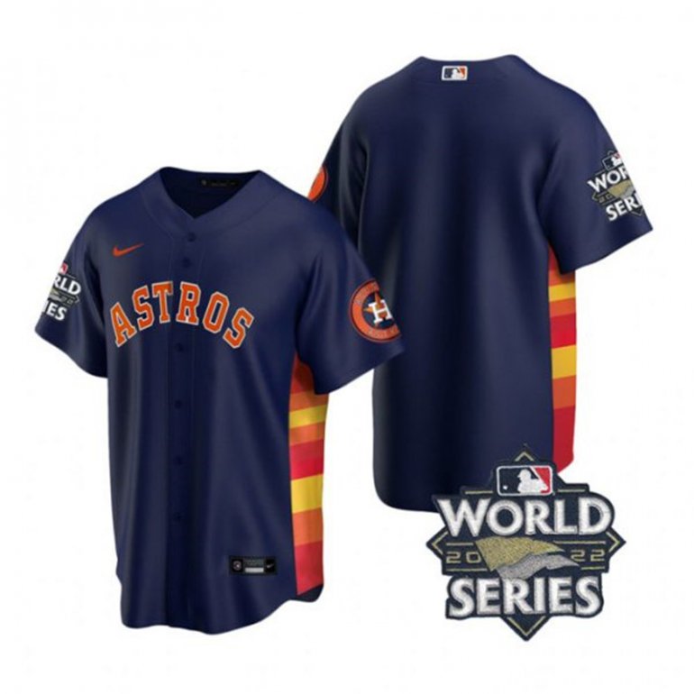 Astros Blank Navy Nike 2022 World Series Cool Base Jersey Astros Blank Navy Nike 2022 World Series Cool Base Jersey