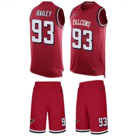 Nike Atlanta Falcons #93 Allen Bailey Red Team Color Mens Stitched NFL Limited Tank Top Suit Jersey