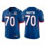 Mens Dallas Cowboys #70 Zack Martin 2022 Royal NFC Pro Bowl Stitched Jersey