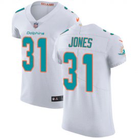Nike Miami Dolphins #31 Byron Jones White Mens Stitched NFL New Elite Jersey