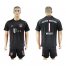 Bayern Munchen #1 Neuer Black Goalkeeper Soccer Club Jersey