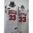 Chicago Bulls 33 PIPPEN white jerseys Cheap