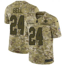 Nike New Orleans Saints #24 Vonn Bell Camo Mens Stitched NFL Limited 2018 Salute To Service Jersey
