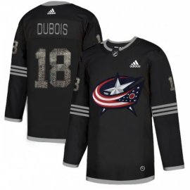 Adidas Columbus Blue Jackets #18 Pierre-Luc Dubois Black Authentic Classic Stitched NHL Jersey