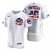 Chicago Cubs #40 Willson Contreras Mens Nike White Fluttering USA Flag Limited Edition Authentic MLB Jersey