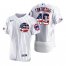Chicago Cubs #40 Willson Contreras Mens Nike White Fluttering USA Flag Limited Edition Authentic MLB Jersey