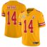 Nike Kansas City Chiefs #14 Sammy Watkins Gold Youth Super Bowl LV Bound Stitched NFL Limited Inverted Legend Jersey