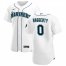 Seattle Mariners #0 Sam Haggerty Mens Nike White Home 2020 Authentic Player MLB Jersey
