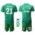 Juventus #22 Perin Blue Goalkeeper Kid Soccer Club Jersey