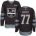 Adidas Los Angeles Kings #77 Jeff Carter Black 1917-2017 100th Anniversary Stitched NHL Jersey