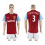 West Ham United #3 Cress Well Home Soccer Club Jersey