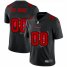 Tampa Bay Buccaneers Custom Mens Nike Team Logo Dual Overlap Limited NFL Jersey Black