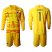 France #1 Lloris Yellow Goalkeeper Long Sleeves Kid Soccer Country Jersey