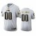 Philadelphia Eagles Custom Mens Nike White Golden Edition Vapor Limited NFL 100 Jersey