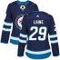 Adidas Winnipeg Jets #29 Patrik Laine Navy Blue Home Authentic Womens Stitched NHL Jersey