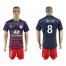 Lyon #8 Tolisso Away Soccer Club Jersey