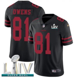 Nike San Francisco 49ers #81 Jordan Matthews Black Super Bowl LIV 2020 Alternate Mens Stitched NFL Vapor Untouchable Limited Jersey