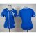 Kansas City Royals Blank Blue Alternate 2 Womens Stitched MLB Jersey